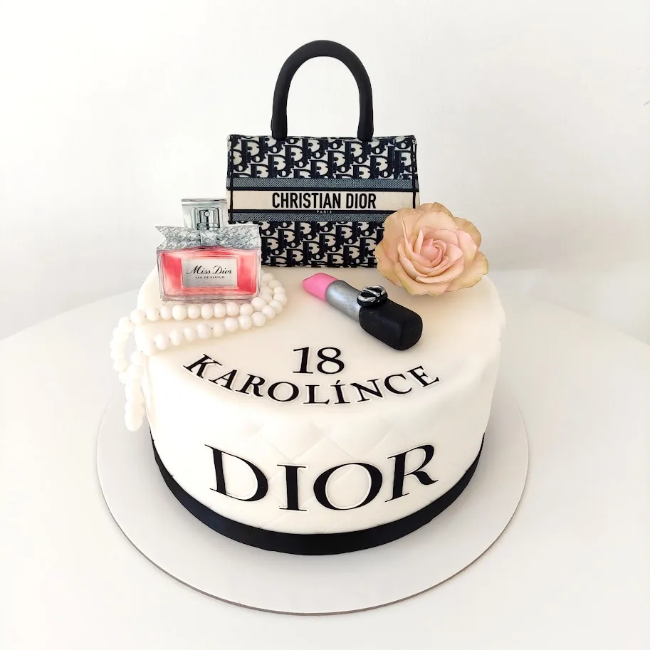 Narozeninový bezlepkový dort Dior