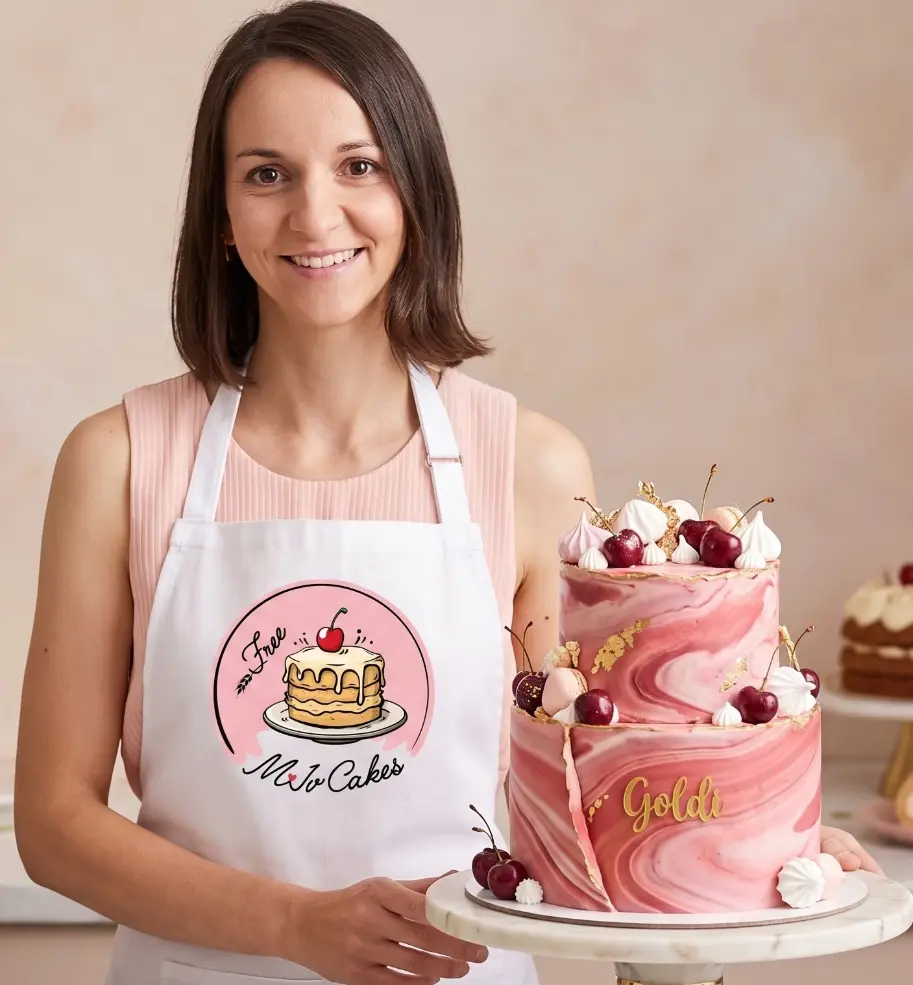 Ivča v provozovně MIvCakes