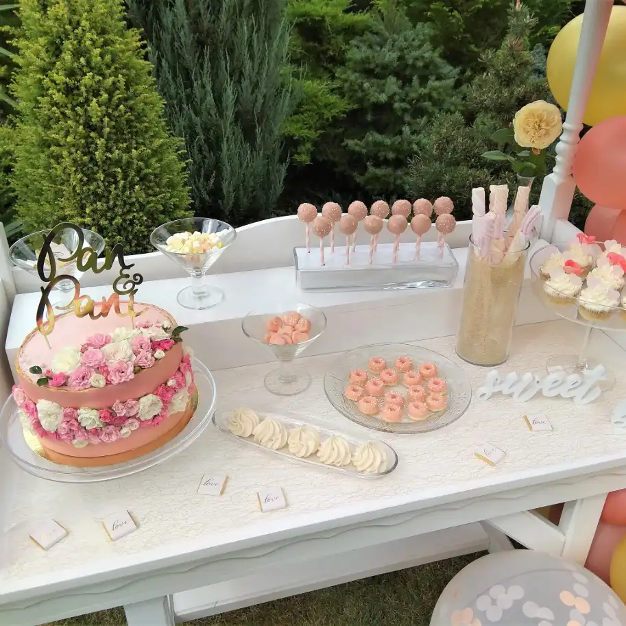 Bezlepkový sweet bar na svatbu